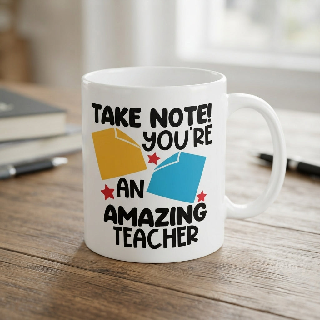 Teacher Appreciation Ceramic Coffee Mug - Gift for Teachers