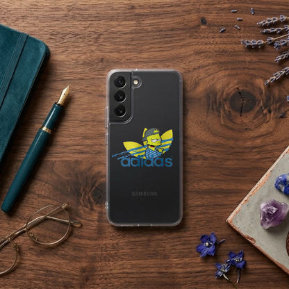 Streetwear Bart Simpson x Adidas Clear Phone Case for Samsung Galaxy