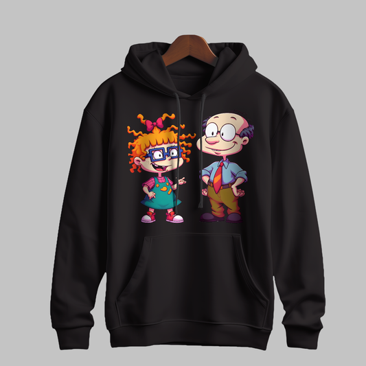 Rugrats Chuckie and Stu Family Hoodie