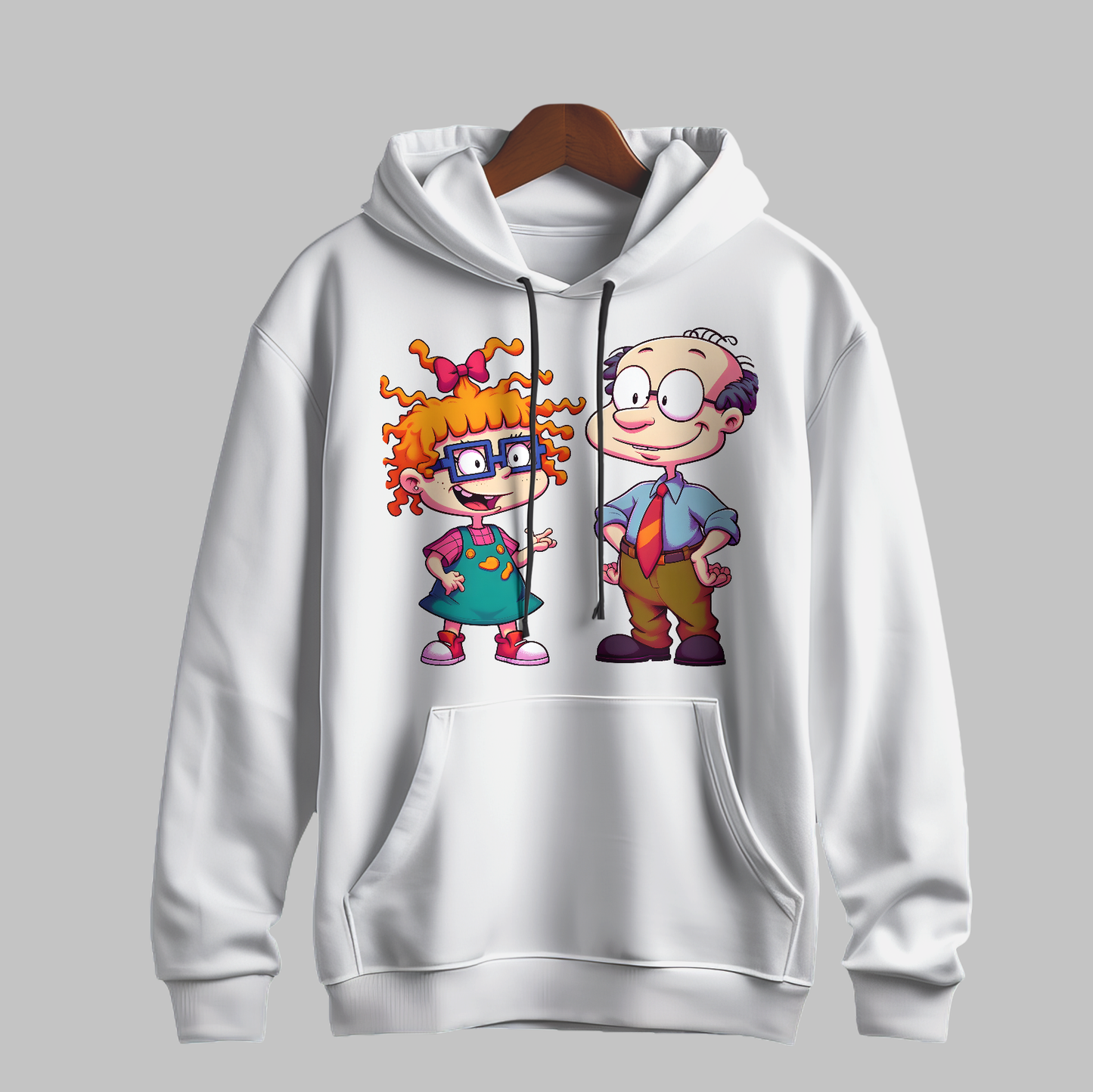 Rugrats Chuckie and Stu Family Hoodie