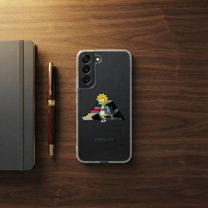 Trendy Lisa Simpson x Adidas Clear Phone Case for Samsung Galaxy