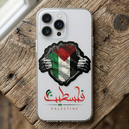 "BLESSED" Graphic Clear iPhone Case | Minimalist Quote Cover