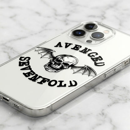 Avenged Sevenfold Deathbat Clear Transparent iPhone Case