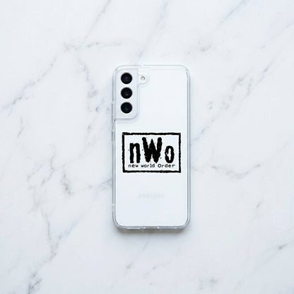 Samsung Galaxy S22 Clear Case – nWo New World Order Retro Wrestling Cover
