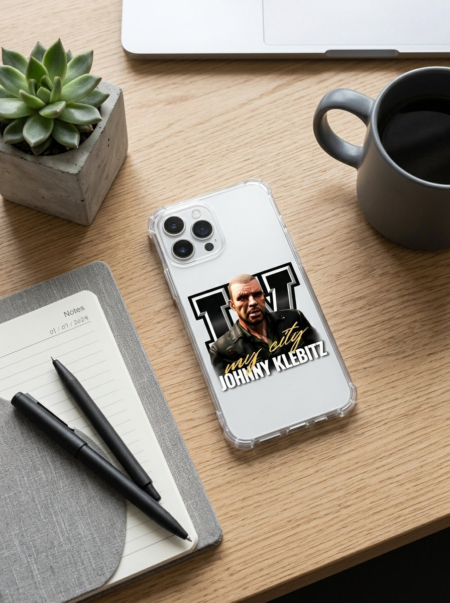 Johnny Klebitz GTA IV Clear Transparent iPhone Case