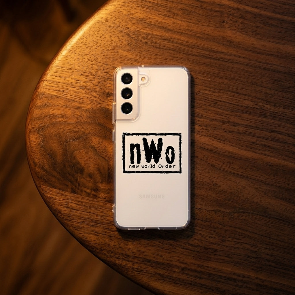 Samsung Galaxy S22 Clear Case – nWo New World Order Retro Wrestling Cover