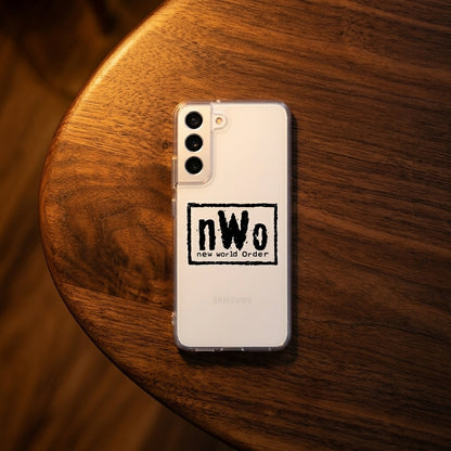 Samsung Galaxy S22 Clear Case – nWo New World Order Retro Wrestling Cover