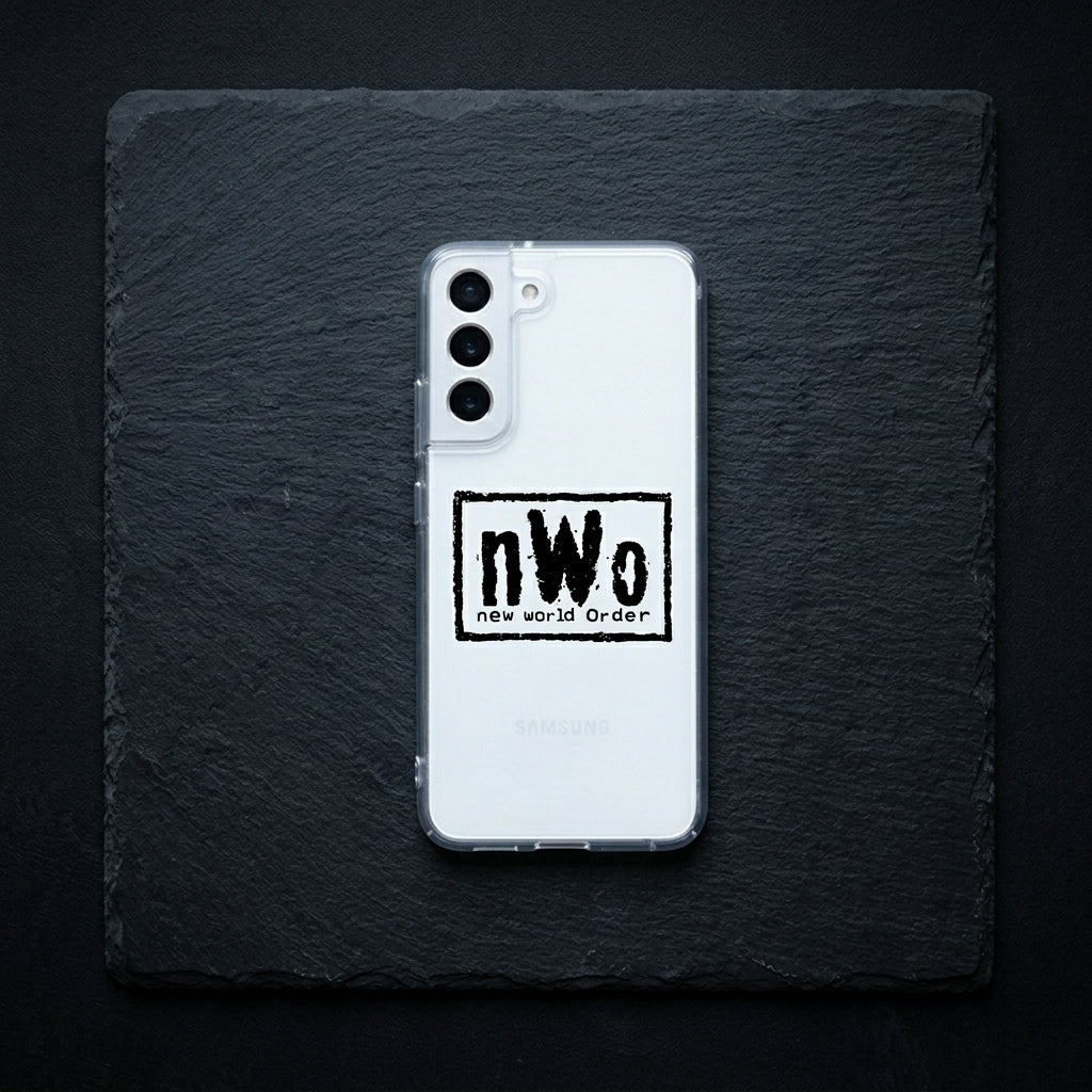 Samsung Galaxy S22 Clear Case – nWo New World Order Retro Wrestling Cover