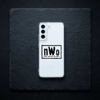 Samsung Galaxy S22 Clear Case – nWo New World Order Retro Wrestling Cover