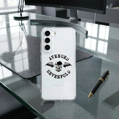 Avenged Sevenfold Deathbat Clear Phone Case – Heavy Metal Band Graphic Cover