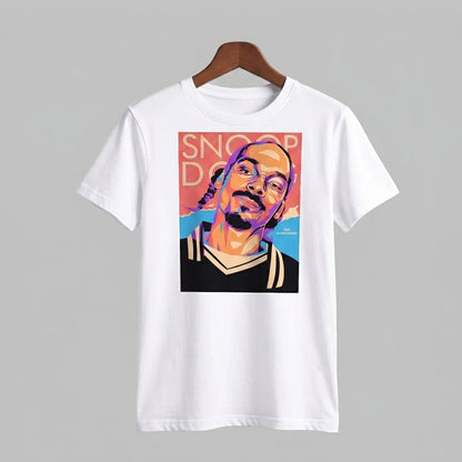 Snoop Dogg Tha Doggfather Pop-Art Portrait Hip-Hop T-Shirt