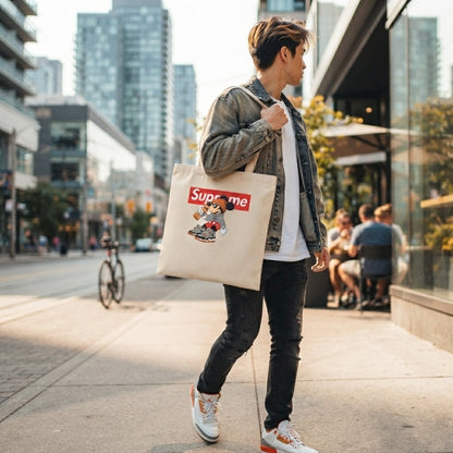 Cool Mickey Mouse Streetwear Graphic Canvas Tote Bag – Sneakerhead Edition