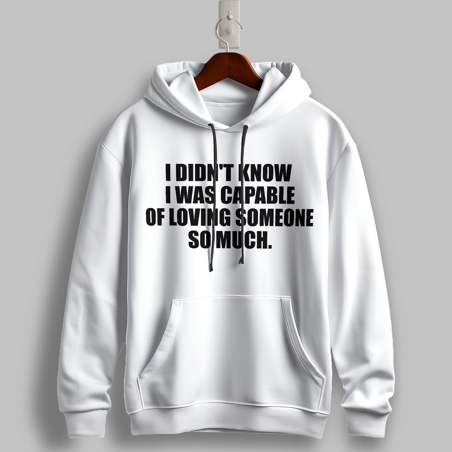 "Capable of Loving" Black Hoodie