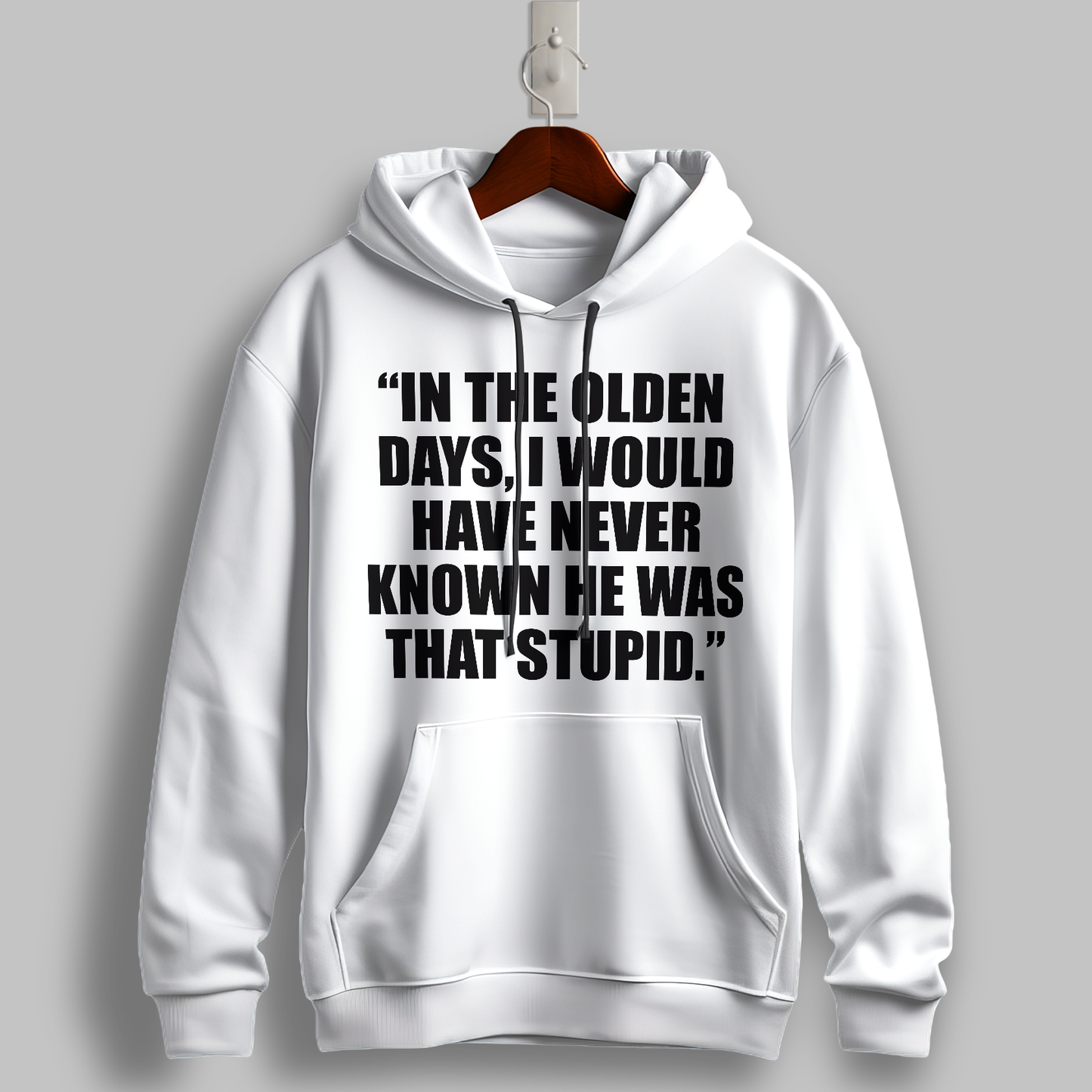 Minimalist Quote Hoodie