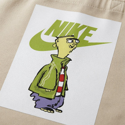 Olive Green Graphic Canvas Tote Bag | Retro Pop Culture Cotton Carryall
