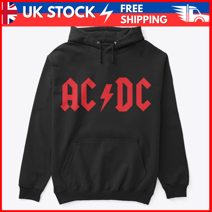 AC/DC Classic Style Logo Pullover Hoodie – Premium Unisex