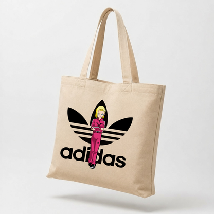 Limited Edition Android 18 Adidas Canvas Tote Bag - Dragon Ball Z Crossover