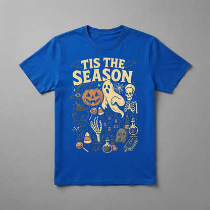 Tis The Season Halloween T-Shirt – Vintage Spooky Graphic Tee
