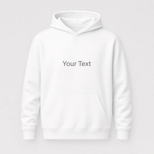 Custom Printed Hoodie – Personalized Text & Colors