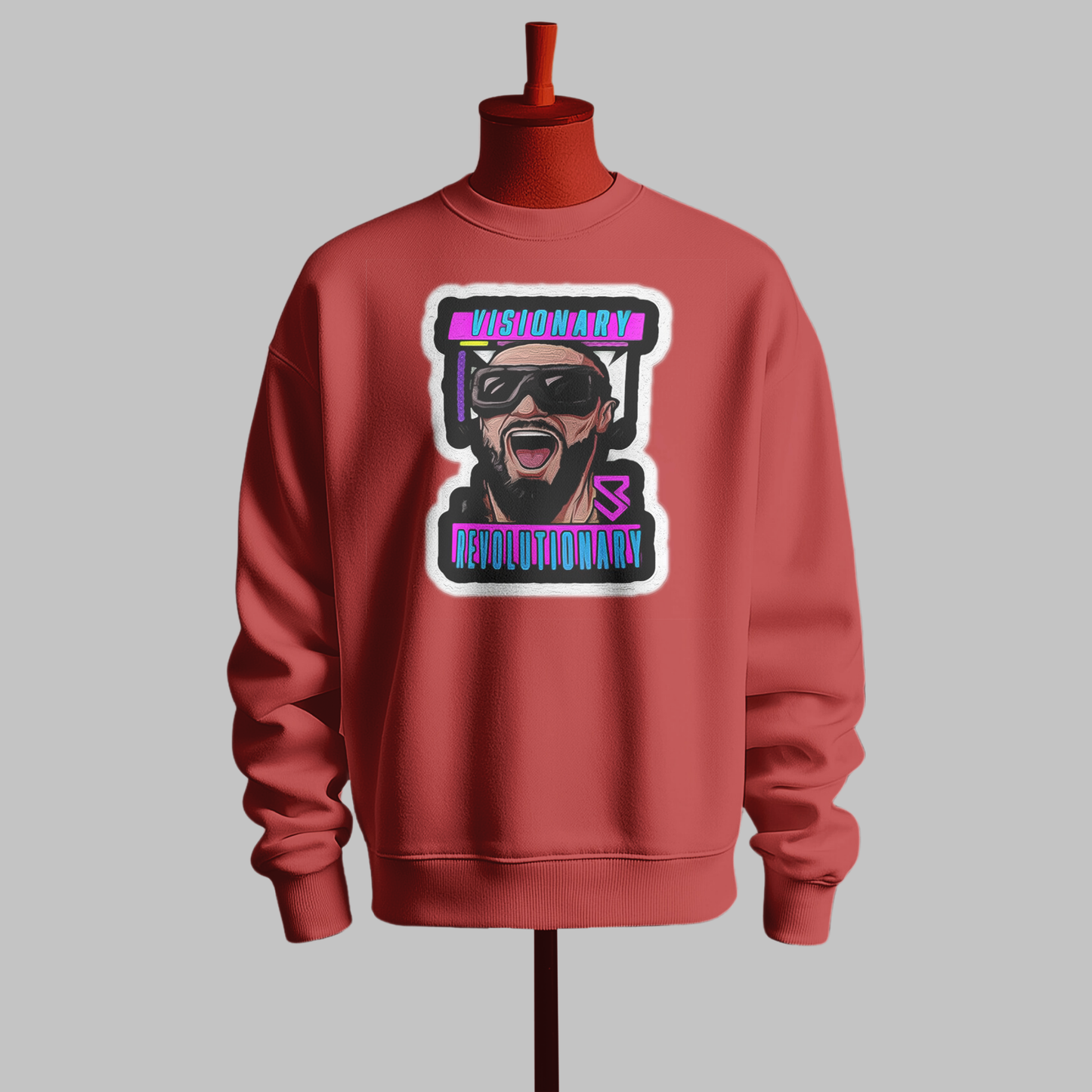 "Visionary Revolutionary" Graphic Sweatshirt