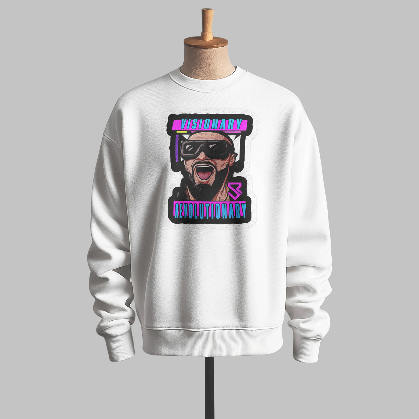 "Visionary Revolutionary" Graphic Sweatshirt