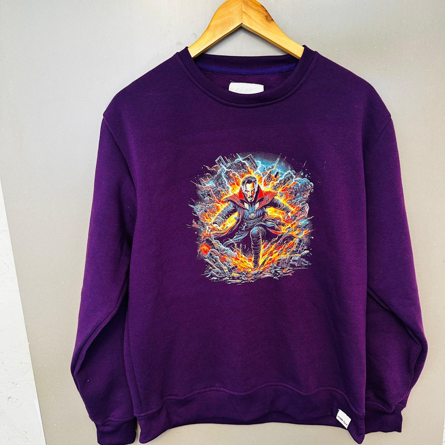 Doctor Strange Graphic Purple Sweatshirt