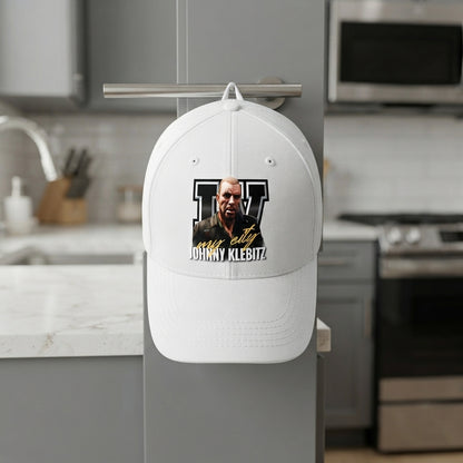 GTA Johnny Klebitz Graphic Baseball Cap - Grand Theft Auto IV Gaming Cap (White)