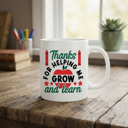 Teacher Appreciation Ceramic Coffee Mug - Gift for Teachers