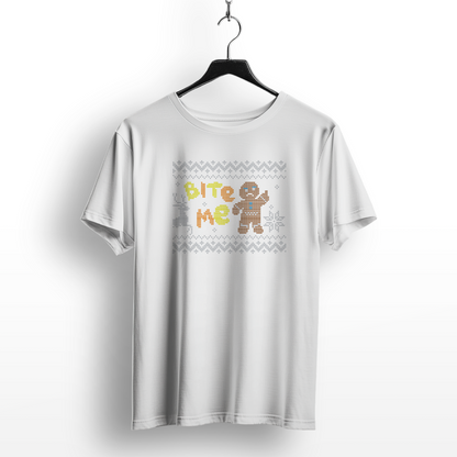 Bite Me Ugly Christmas Sweater T-Shirt