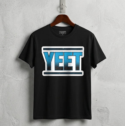 "YEET" Graphic Tee – Premium White Cotton T-Shirt