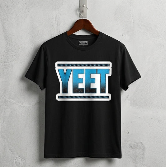 "YEET" Graphic Tee – Premium White Cotton T-Shirt