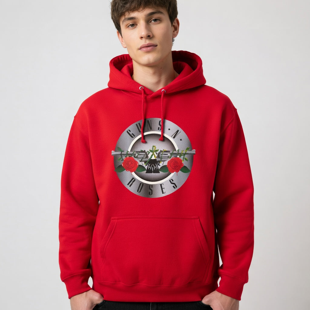 Guns & Roses Classic Bullet Logo Pullover Hoodie