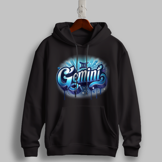 Gemini Duality Graphic Hoodie