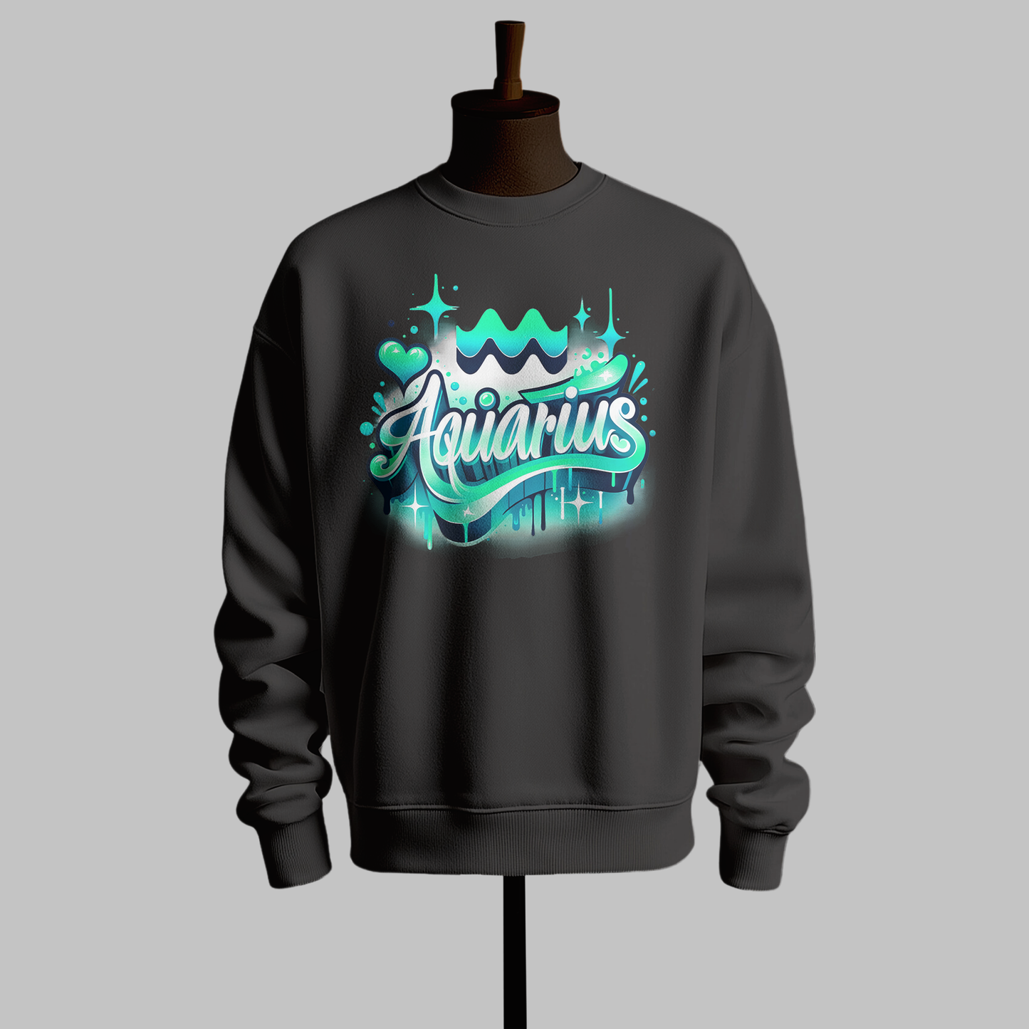 "Stylish Aquarius Zodiac Sweatshirt"