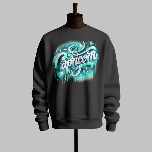 Capricorn Mint Glow Sweatshirt