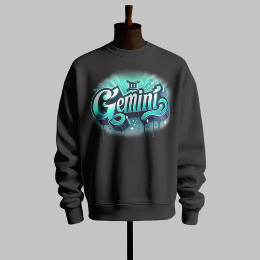 Gemini Mint Glow Sweatshirt