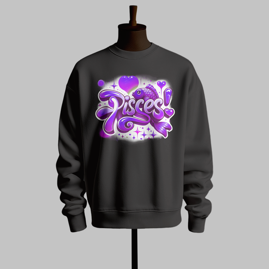 Pisces Serenity Graphic Sweatshirt