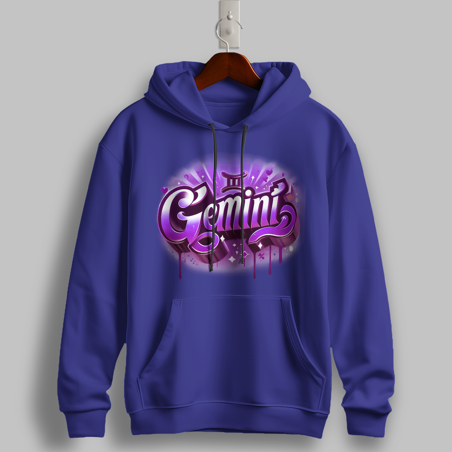 Gemini Duality Graphic Hoodie