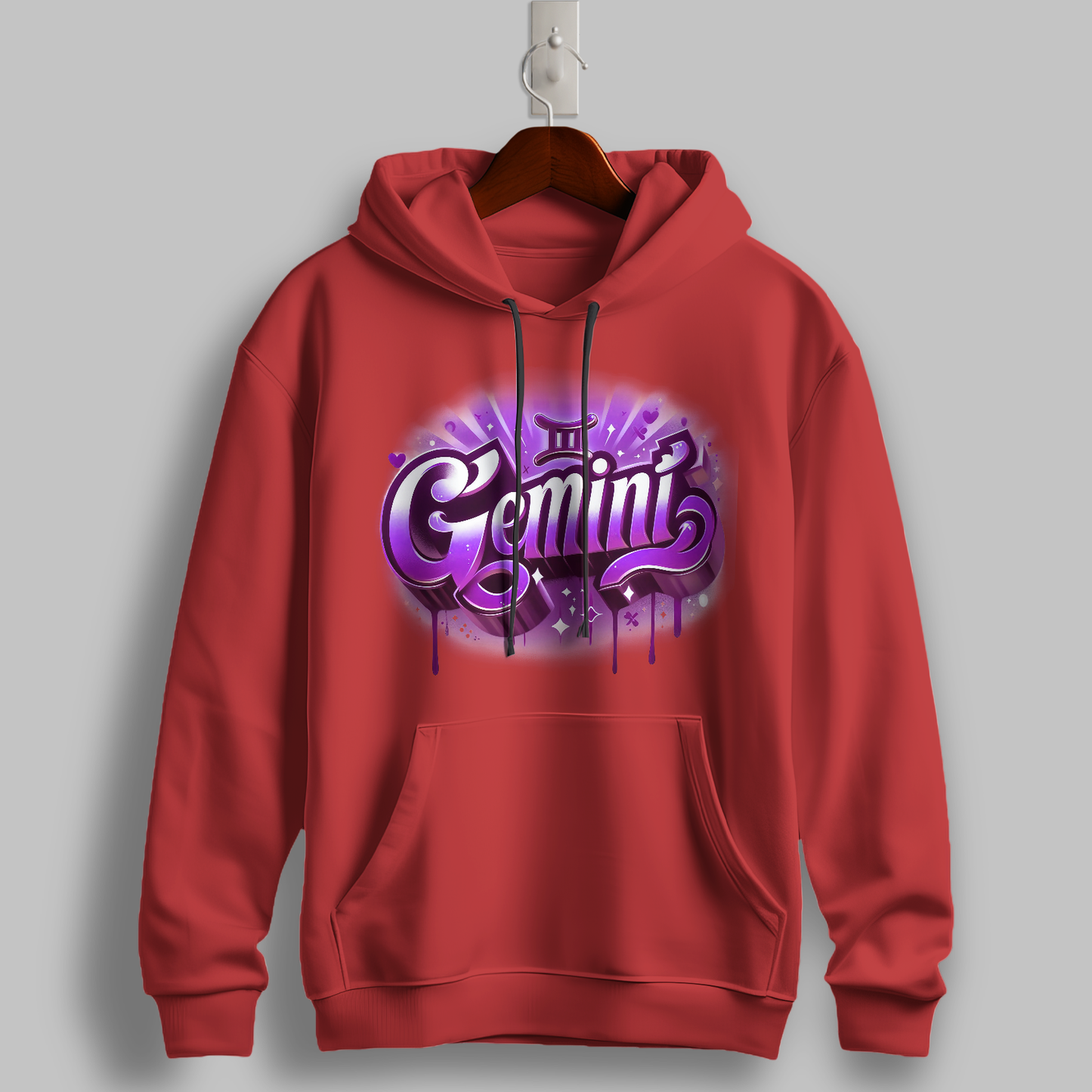 Gemini Duality Graphic Hoodie