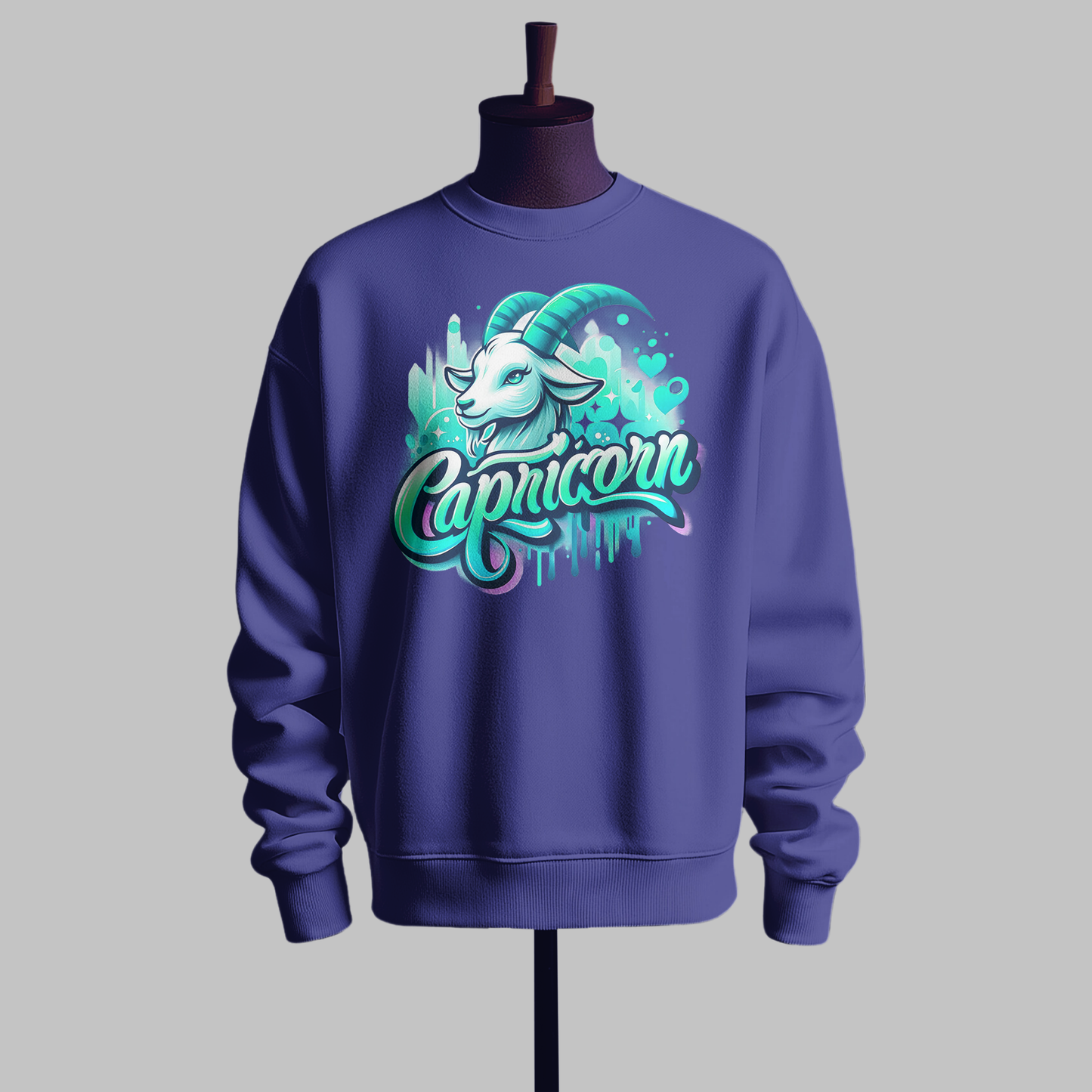 Capricorn Zodiac Graphic Sweatshirt