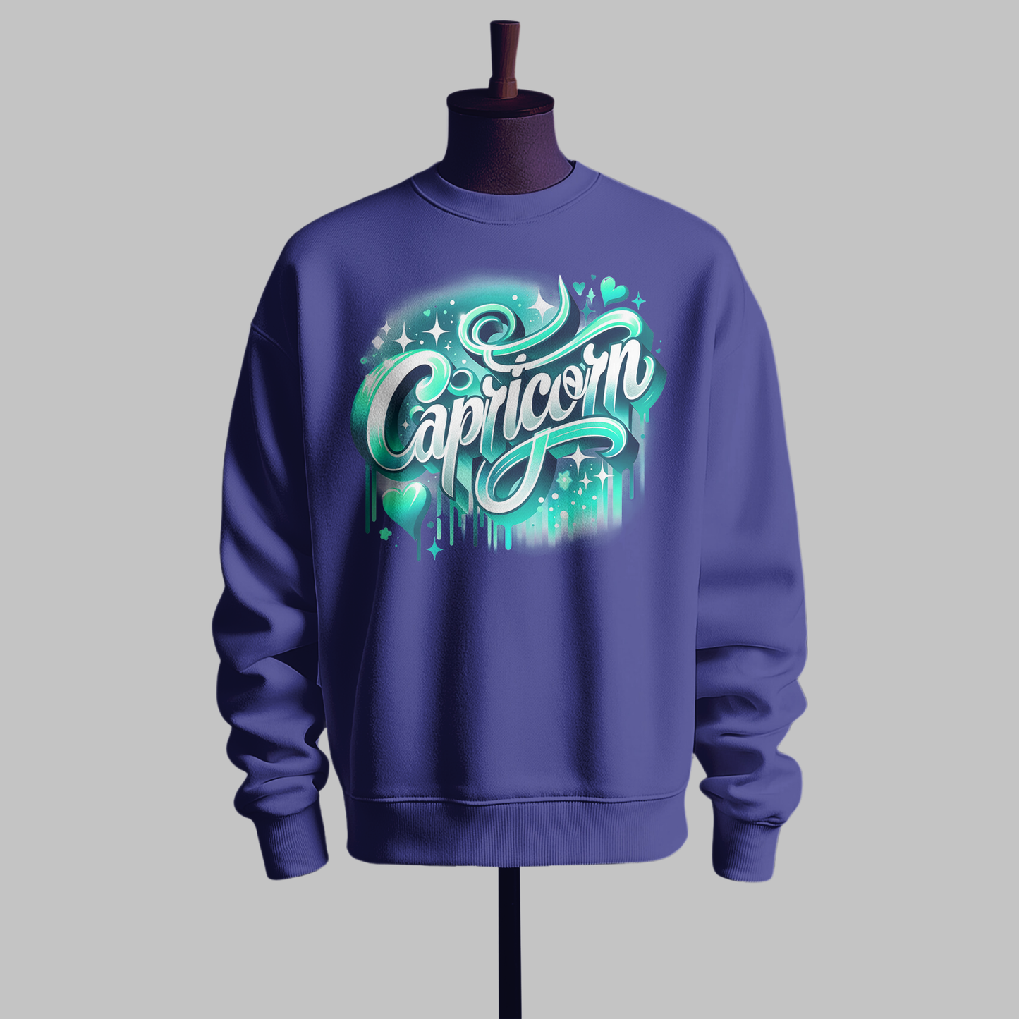 Capricorn Mint Glow Sweatshirt