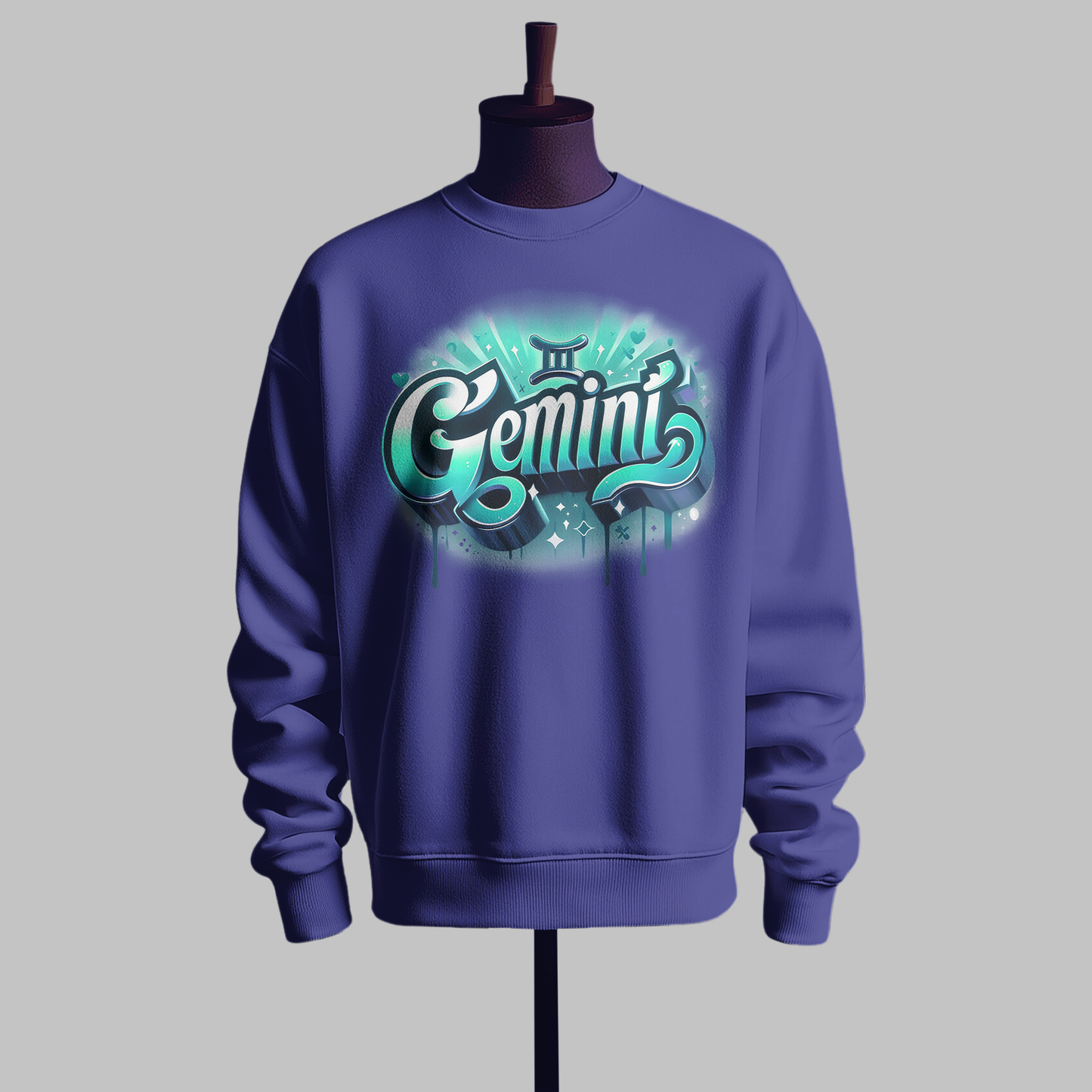 Gemini Mint Glow Sweatshirt