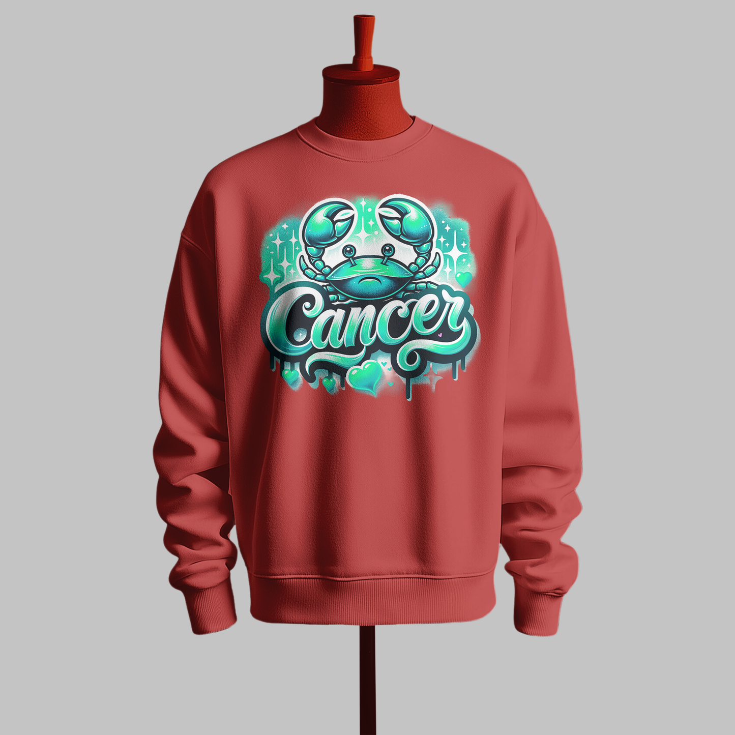 Cancer Zodiac Graphic Sweatshirt