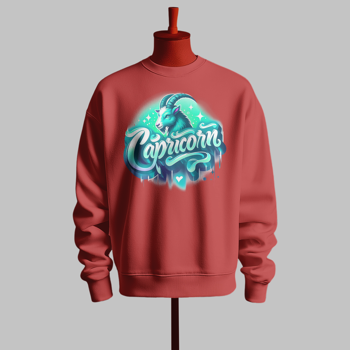 Capricorn Zodiac Glow Sweatshirt