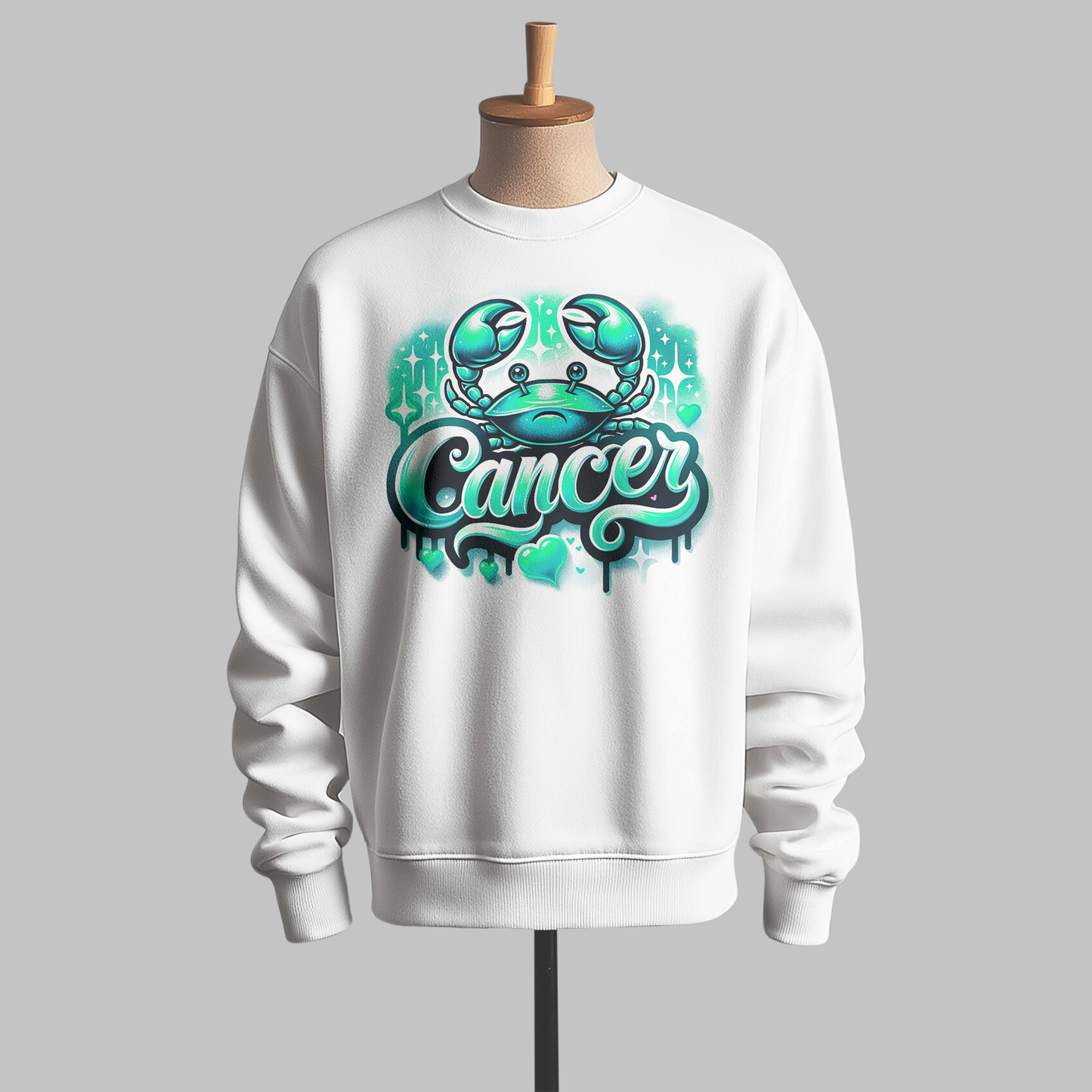 Cancer Zodiac Graphic Sweatshirt