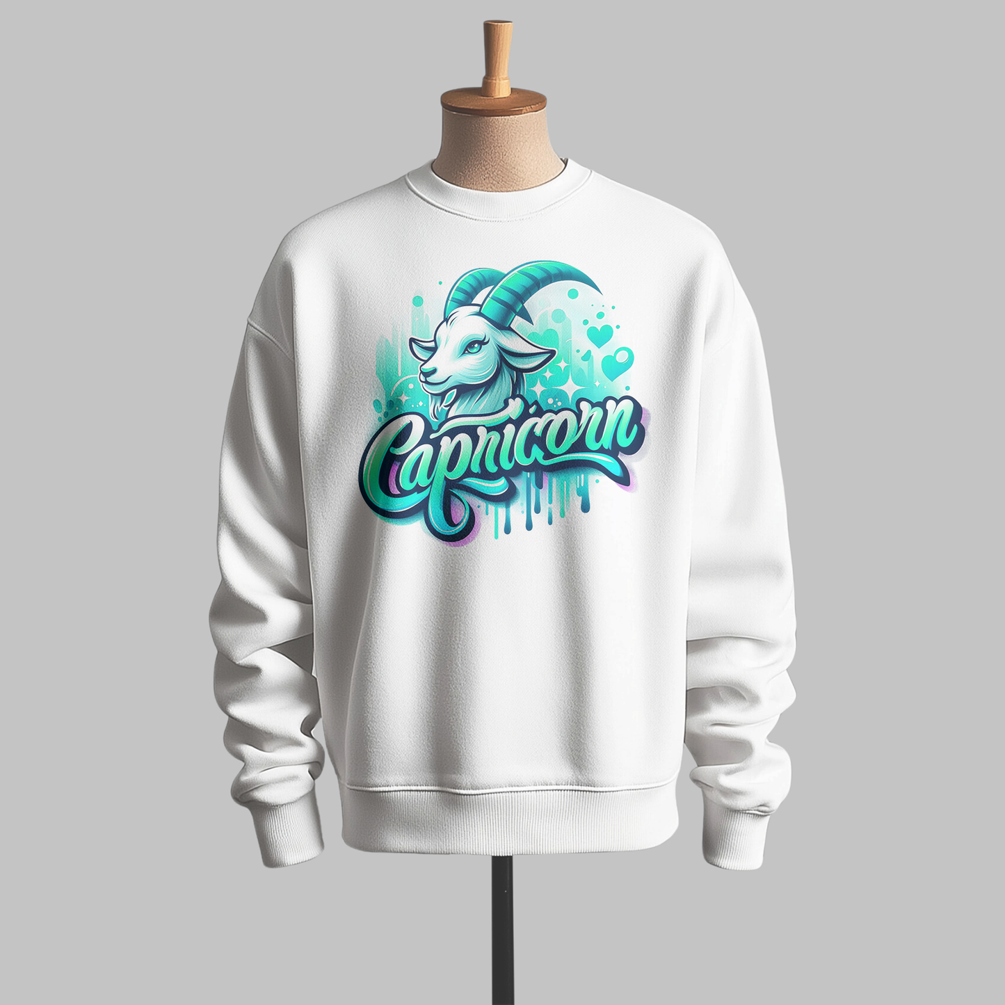 Capricorn Zodiac Graphic Sweatshirt