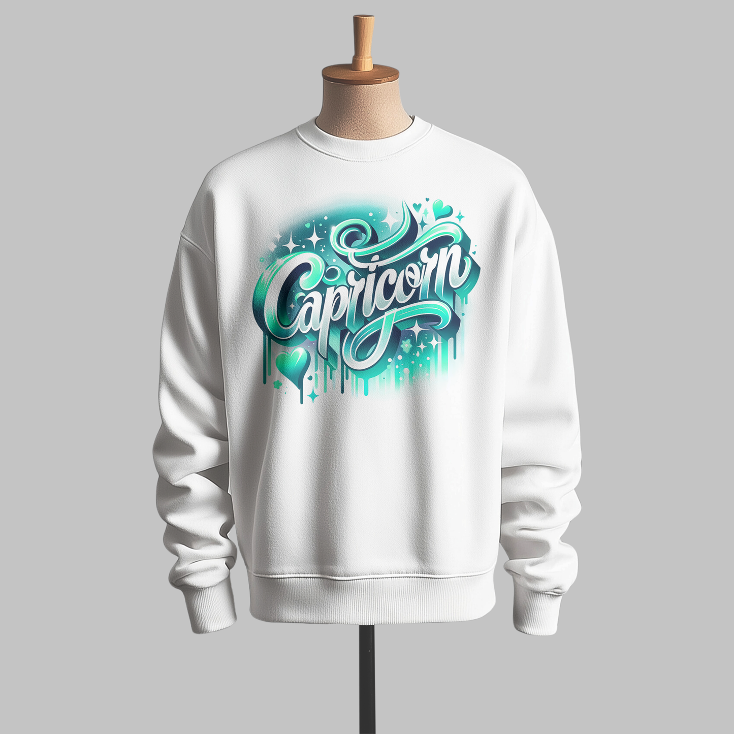 Capricorn Mint Glow Sweatshirt