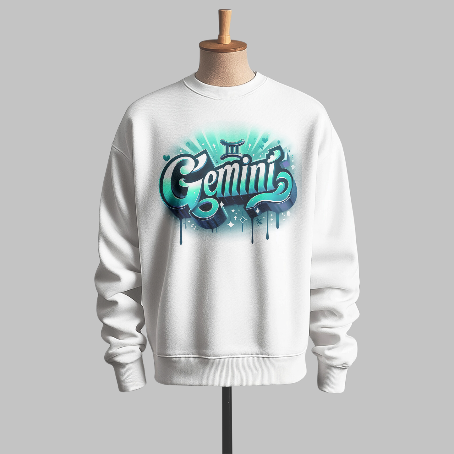 Gemini Mint Glow Sweatshirt