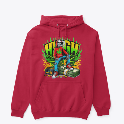 High Life Skull Graphic Hoodie