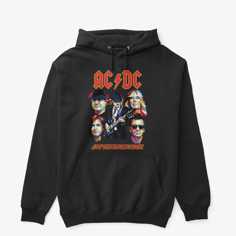 AC/DC Let There Be Rock Hoodie – Premium Unisex Rock Band Merch